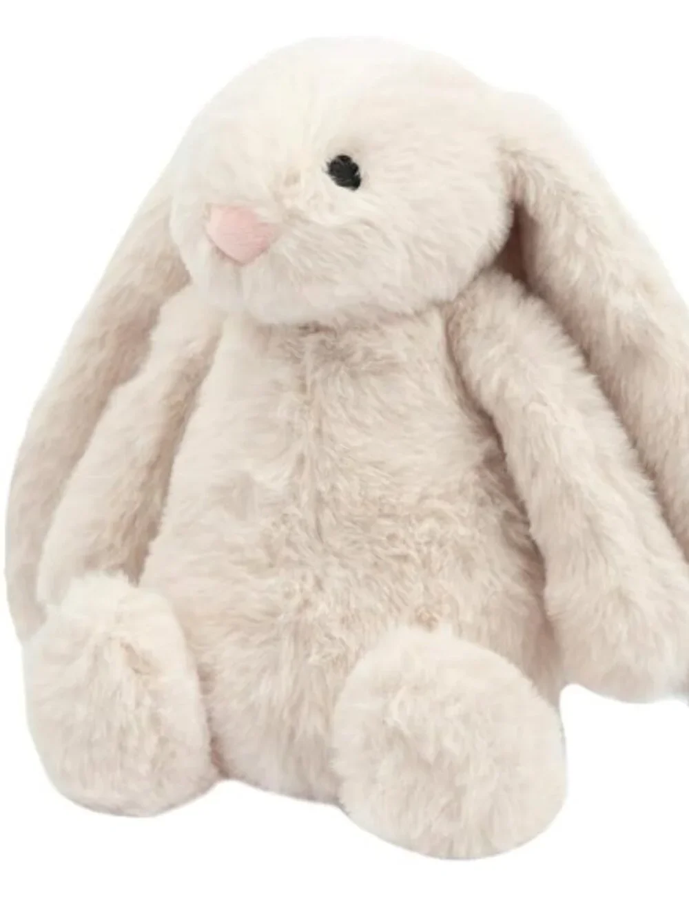 Interactive Squeaky Dog Chew Toy Bunny Beige Large | Best Pet Supplies